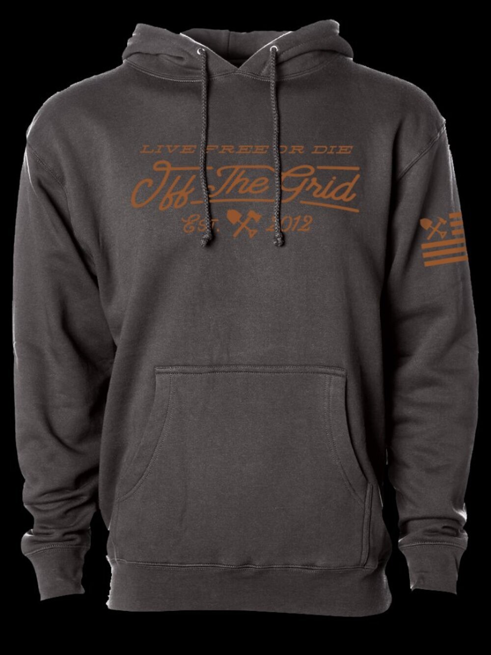 Off The Grid Surplus A Train Hoodie - Asphalt